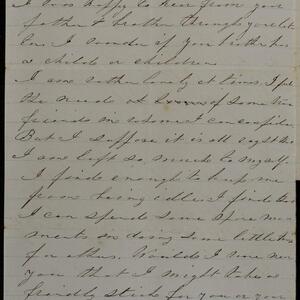 a page of handwritten text