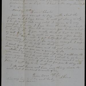 a page of handwritten text