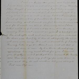 a page of handwritten text