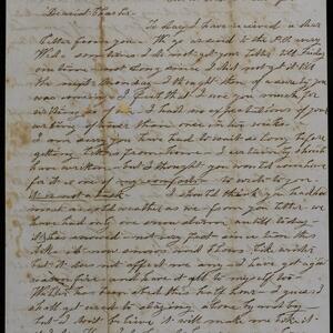 a page of handwritten text