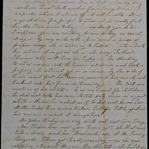 a page of handwritten text