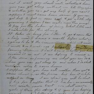 a page of handwritten text
