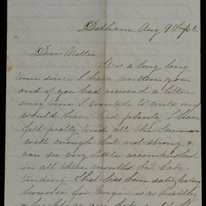 a page of handwritten text