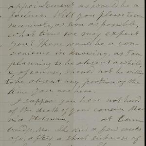 a page of handwritten text