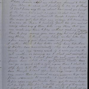 a page of handwritten text