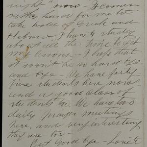 a page of handwritten text