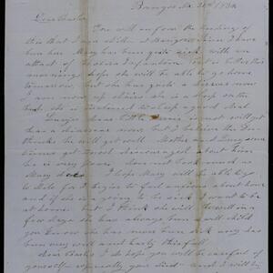 a page of handwritten text