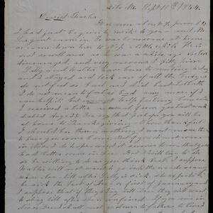 a page of handwritten text