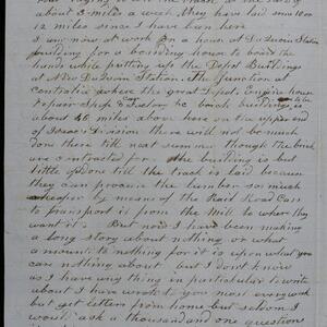 a page of handwritten text