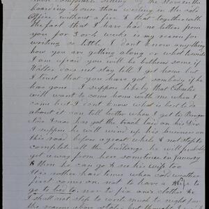 a page of handwritten text