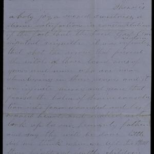 a page of handwritten text