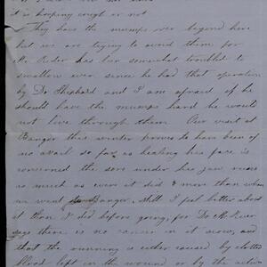 a page of handwritten text