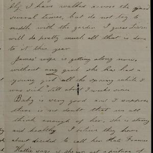 a page of handwritten text