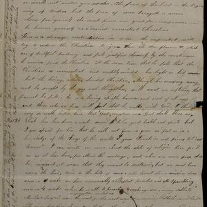 a page of handwritten text