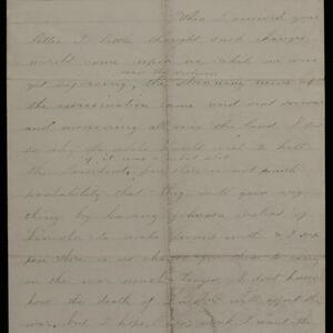 a page of handwritten text