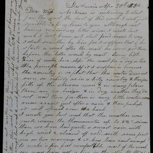 a page of handwritten text