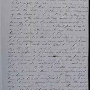 a page of handwritten text