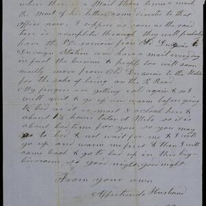 a page of handwritten text