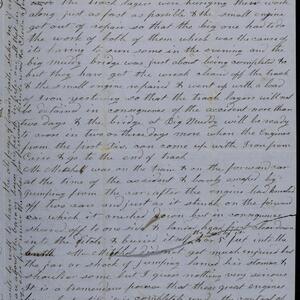 a page of handwritten text