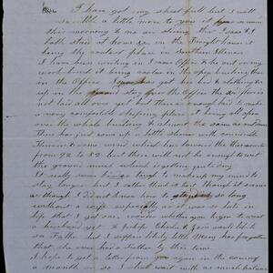 a page of handwritten text