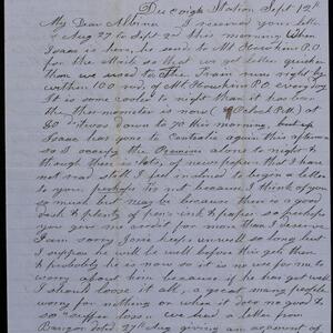 a page of handwritten text