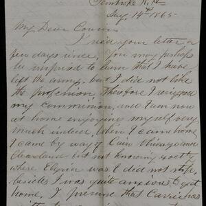 a page of handwritten text