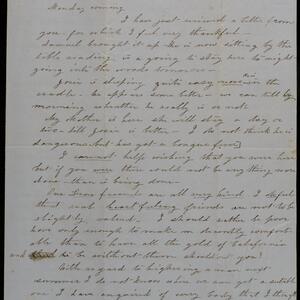 a page of handwritten text
