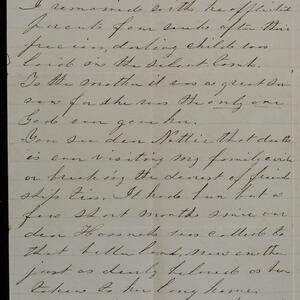 a page of handwritten text
