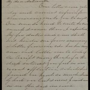 a page of handwritten text
