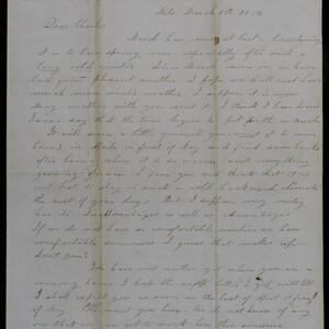 a page of handwritten text