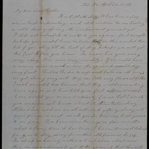 a page of handwritten text