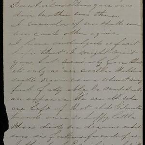 a page of handwritten text