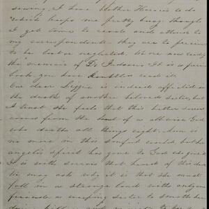 a page of handwritten text