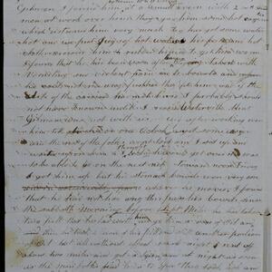 a page of handwritten text