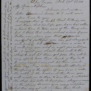 a page of handwritten text