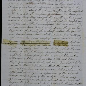 a page of handwritten text