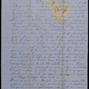 a page of handwritten text