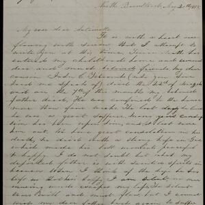 a page of handwritten text