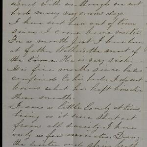 a page of handwritten text