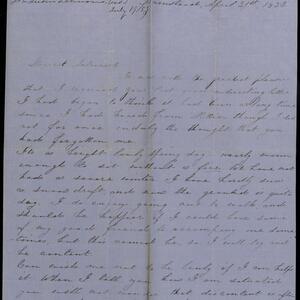 a page of handwritten text