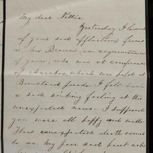 a page of handwritten text