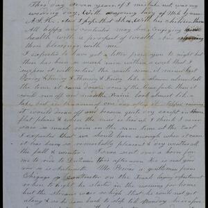 a page of handwritten text