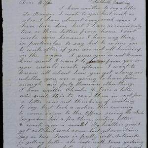a page of handwritten text