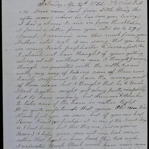 a page of handwritten text