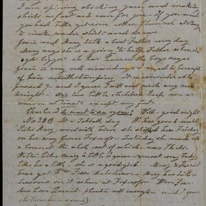 a page of handwritten text