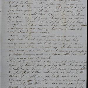a page of handwritten text