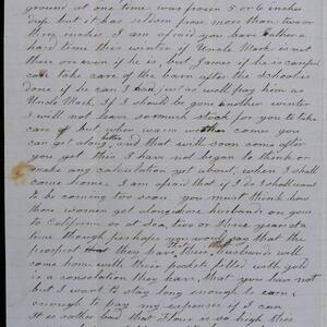 a page of handwritten text
