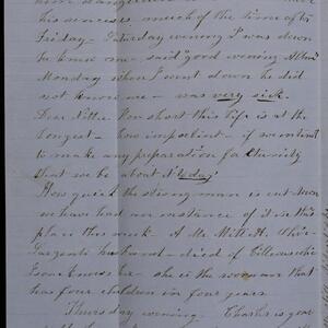 a page of handwritten text