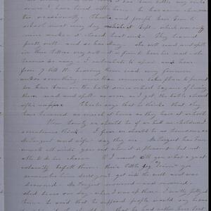 a page of handwritten text