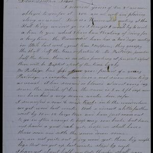 a page of handwritten text